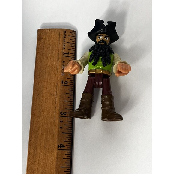 Fisher-Price Imaginext Blackbeard Pirate From Lair Action Figure - Picture 6 of 6